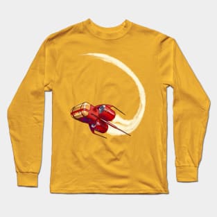 Wayland Retro Spaceship Long Sleeve T-Shirt